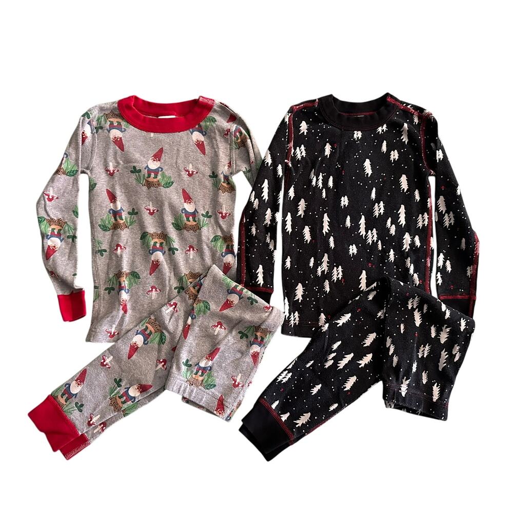 Hanna Andersson Organic Cotton Winter Holiday Pajamas - Set of 2